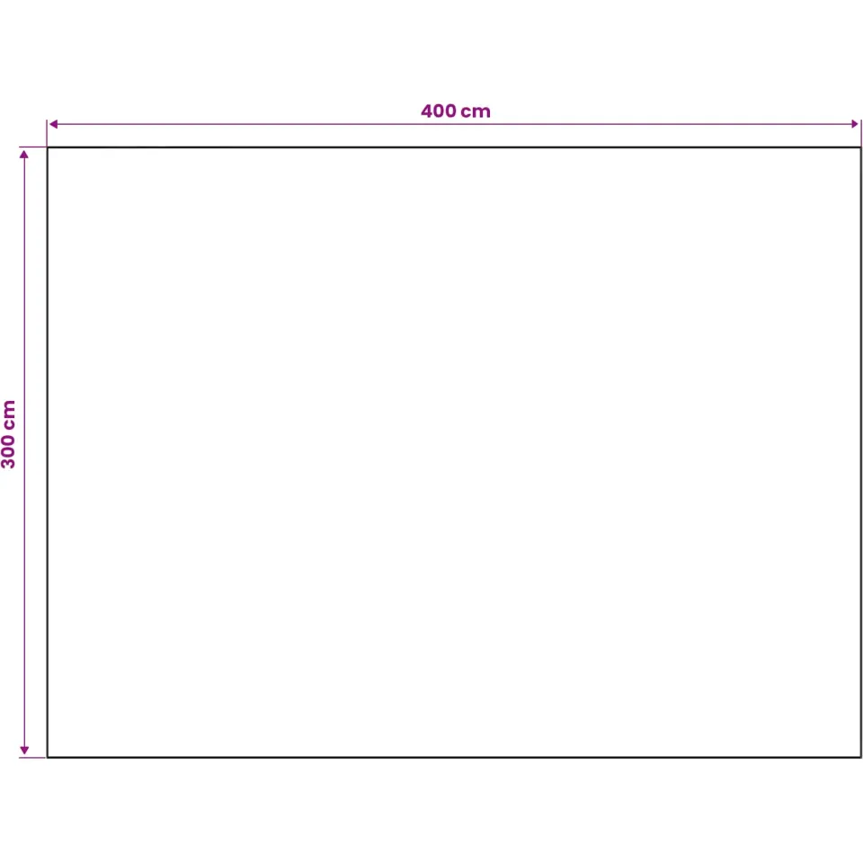 vidaXL Vloerkleed ORIZ Zwart meshpatroon 300 x 400 cm 100% polyester, foto 3