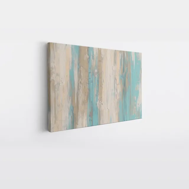 Saammp Canvas Schilderij - Minimalisitsche Strepen - Abstract kunstwerk - 120x80 - Foto op canvas - Wanddecoratie - Muurdecoratie Woonkamer - Slaapkamer decoratie - Canvas Print Multicolor