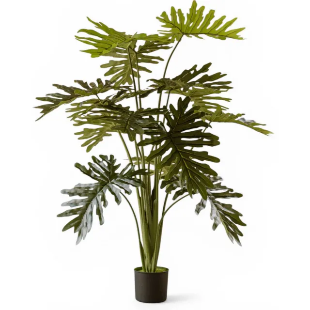 Indore Home Indore Silva Kunstplant Philodendron 140 cm – Realistische Tropische Kamerplant – Onderhoudsvrij Groen