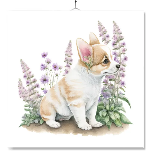 MC Living Tegel Met Opdruk | Verjaardag kado | Cadeau | Honden | Corgi ontwerp 8
