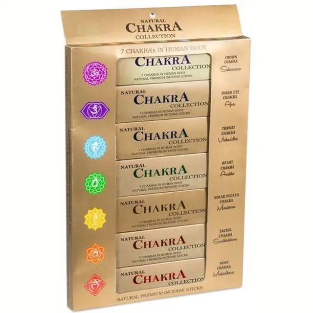 Yogi & Yogini naturals Wierook 7 chakra collectie (15 grams) zand