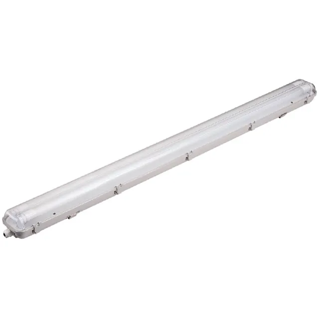 BES LED LED TL Armatuur met T8 Buizen - Pimosta - 120cm Dubbel - 36W - Natuurlijk Wit 4200K - Mat Grijs