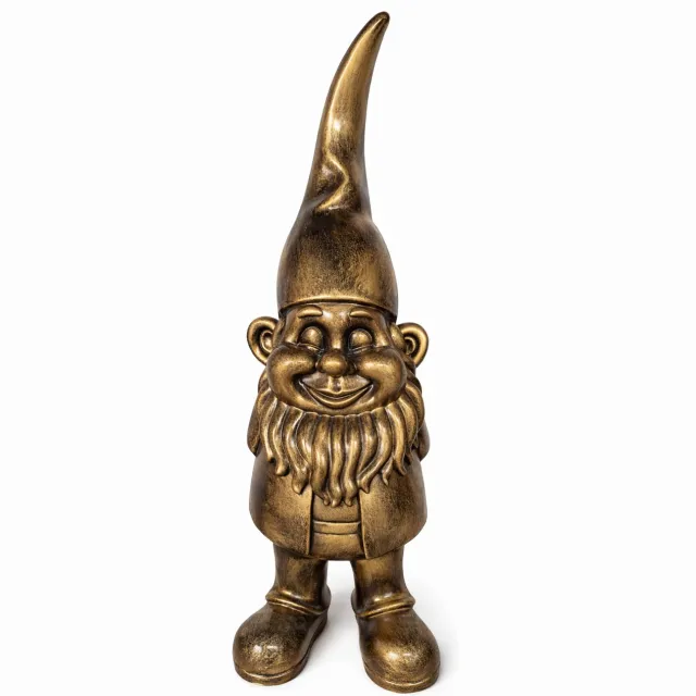 Damn Tuinkabouter 100 cm - antiek goud