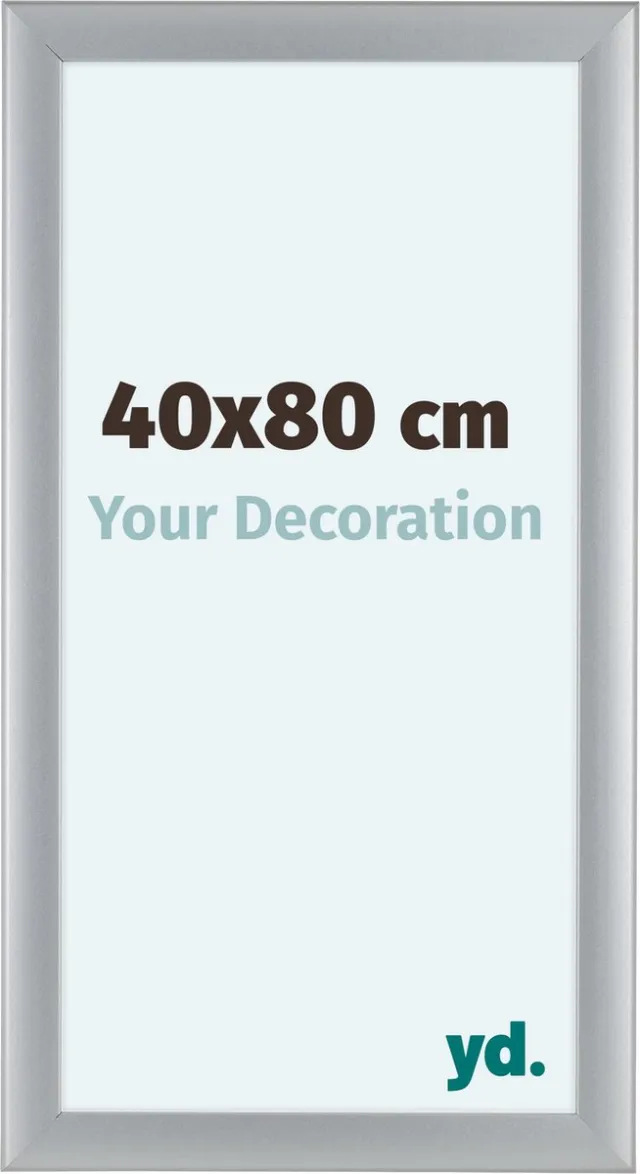 yd. Your Decoration - Fotolijst 40x80 cm - MDF - Zilver Mat - Como