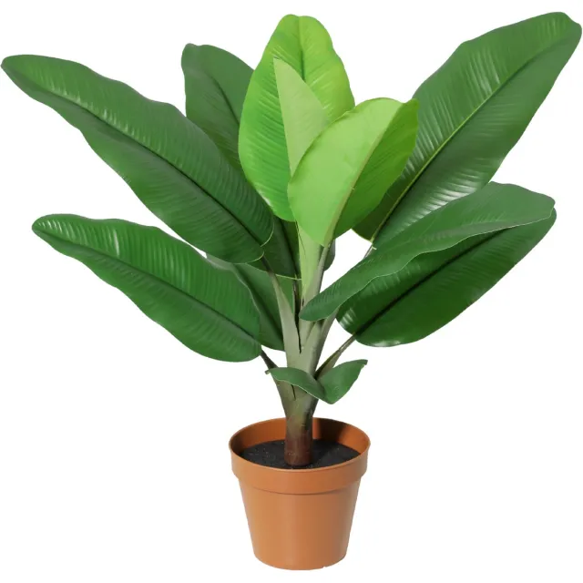 Florafy Kunstplant Philodendron Jungle King 47cm - Kunstplanten voor binnen - Onderhoudsvrij Groen