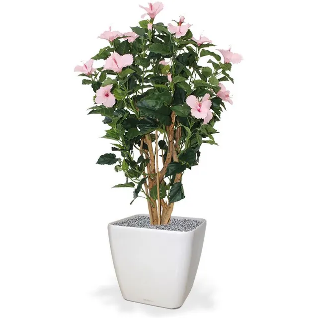 Maxifleur Hibiscus Deluxe rose 100cm Roze