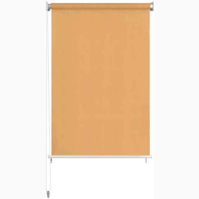 Famanu Buiten rolgordijn 85 x 140 cm in beige, ideaal voor bescherming tegen zon en privacy, duurzaam en ontworpen voor gebruik op balkons en terrassen in verschillende weersomstandigheden
