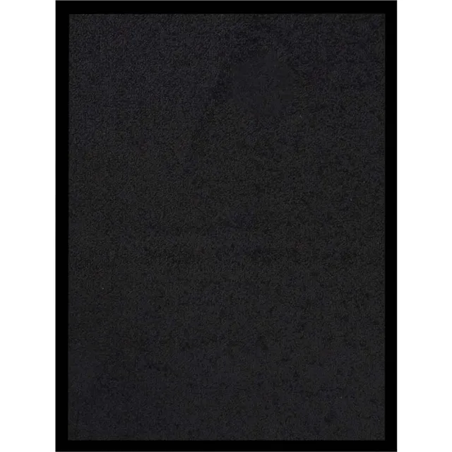 vidaXL Deurmat 40x60 cm zwart