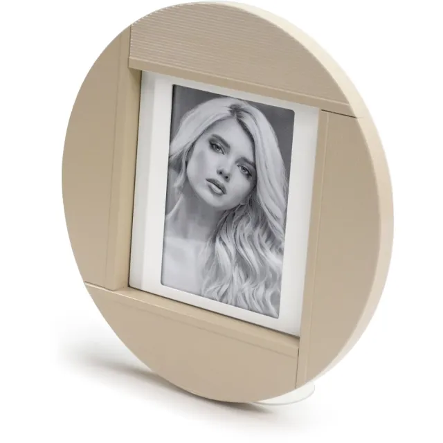 ARIT Fotohouder OPERA – Ronde Massief Beukenhouten Fotolijst 13 x 18 cm – Beige