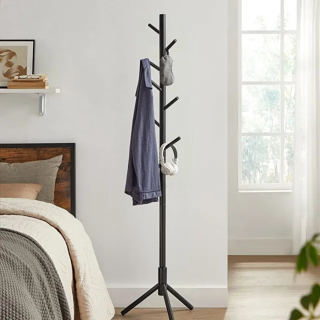 Bobbel Home Parya Home kapstok - 8 haken - zwart
