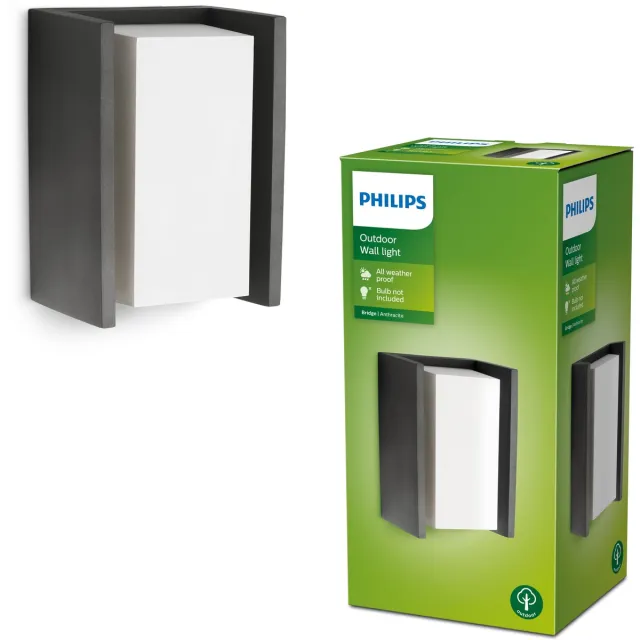 Philips Bridge buitenwandlamp - antraciet