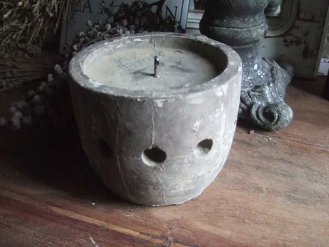 Be-Uniq Kandelaar cement Be Uniq grijs