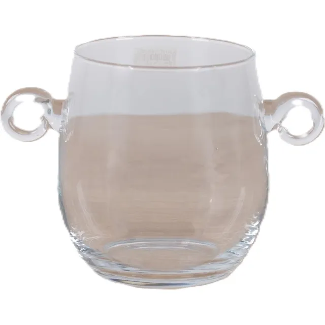Rasteli Vaas - glas - transparant - D18 x H19 cm - Opening 14 cm