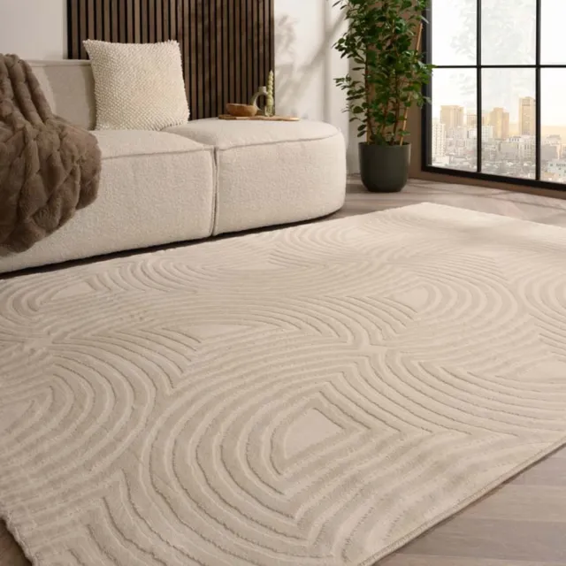 TrueWeave Scandinavisch vloerkleed - Serene Myra crème 120x170