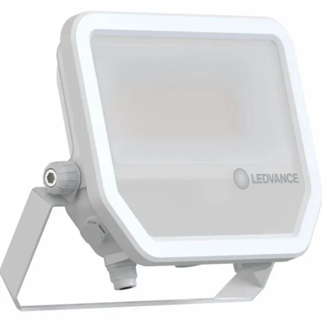 LEDVANCE LED Floodlight Aluminium Wit 41W 5500lm 100D - 830 Warm Wit | IP66 - Symmetrisch Zonder
