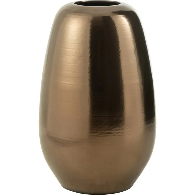 J-Line vaas - porselein - zwart - large - 55 cm hoog