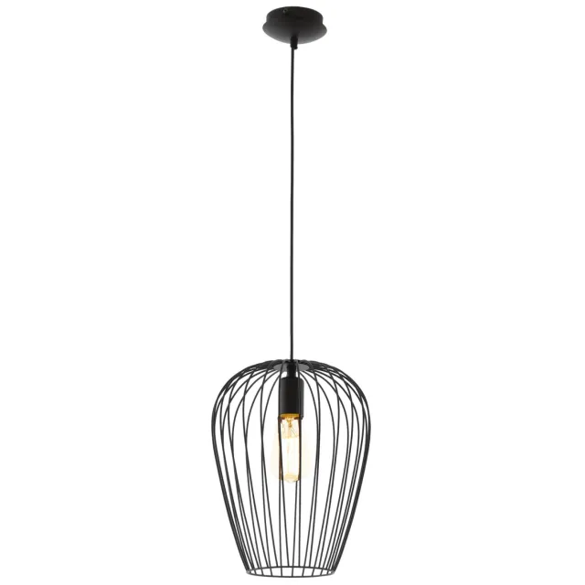 EGLO Newtown Hanglamp - E27 - ؠ27,5 cm - Zwart Zwart;