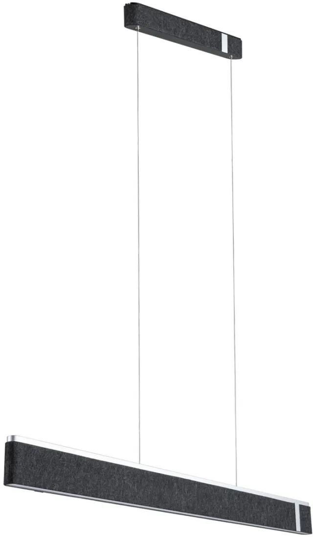 Paulmann LED-hanglamp Smart Home Zigbee 3.0 Jagun Tunable White 1800lm 21W Antraciet dimbaar