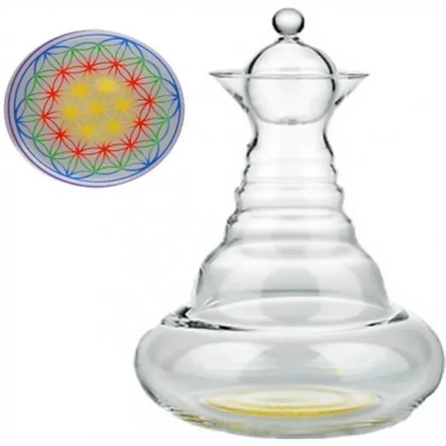 Yogi & Yogini Vitaalwaterkaraf Happy Alladin met BDL kleur - 1300 - Glas Meerkleurig