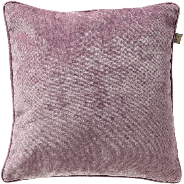 Dutch Decor LEWY - kussenhoes 45x45 cm - glansvelours - Dusky Orchid - paars - met rits - zonder binnenkussen Mauve