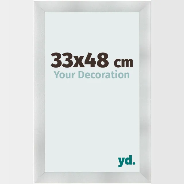 yd. Your Decoration - Fotolijst 33x48 cm - MDF - Aluminium Geborsteld - Pisa