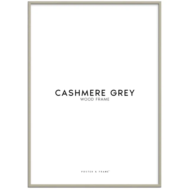 Poster & Frame houten lijst cashmere grijs acryl (30 x 40 cm cm)