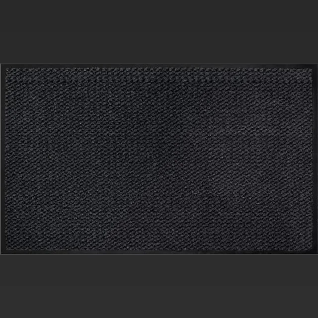 Vintag Schoonloopmat 150 × 90 cm – Extra Grote Deurmat voor Binnen – Antraciet