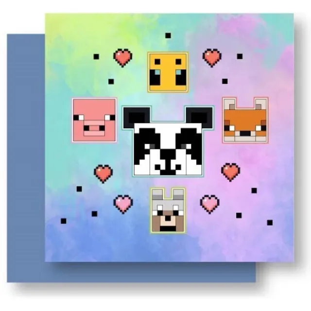 Minecraft sierkussen Animals - 35X 35 multi colour