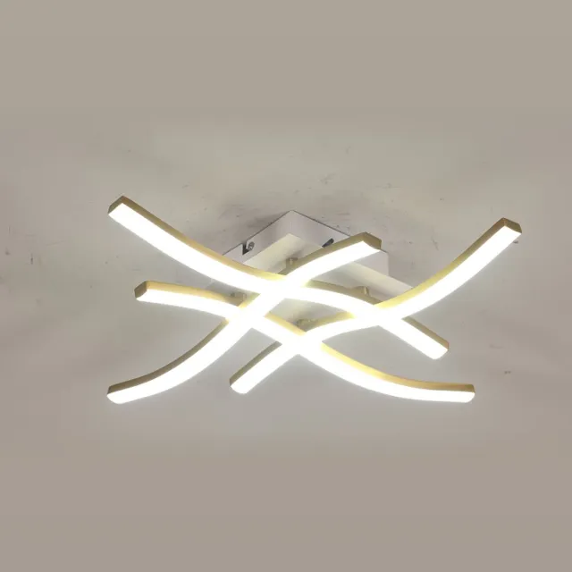 Haobosic Golf Design Plafondlamp - Koper - Dimbare + Afstandsbediening Yellow