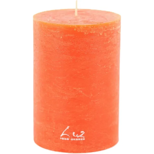 LUZ Rasteli Luz Your Kaars Cilinder Oranje D 9 cm H 13 cm
