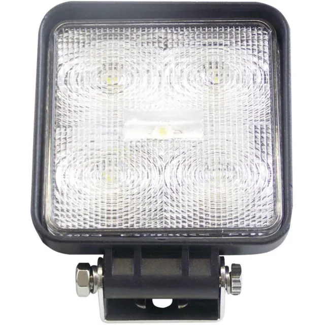 Berger & Schröter Werkschijnwerper 12 V, 24 V 5x3 W, 1150 l 20190 Nabijgebied belichting (b x h x d) 110 x 110 x 41 mm Zwart