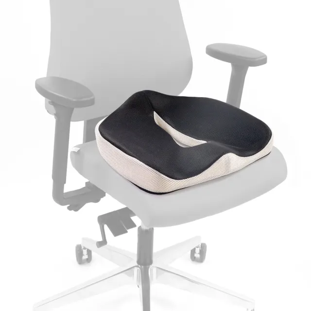 hjh office Zitkussen MEDISIT VII anti-slip en ademende gel / stof zwart hjh OFFICE