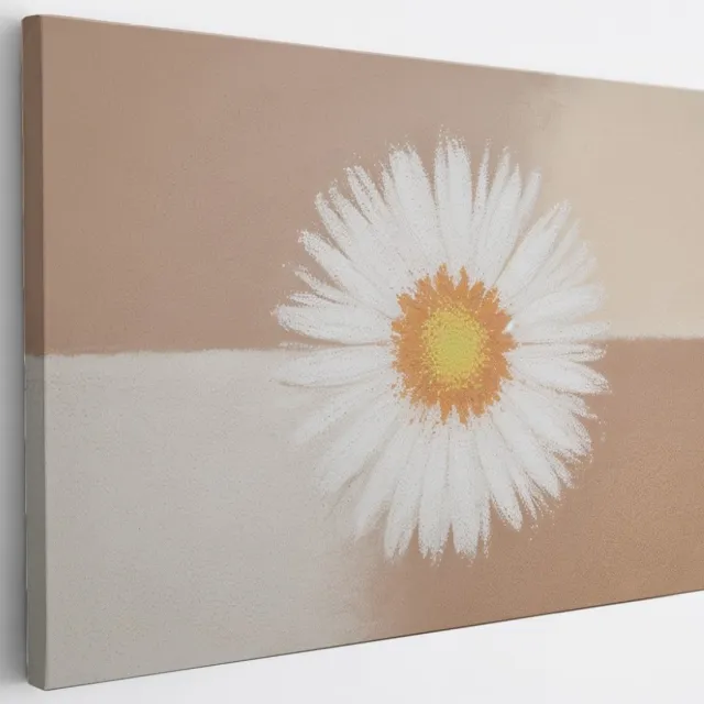 Saammp Canvas Schilderij - Paardebloem - Abstract - 50x40 - Foto op canvas - Wanddecoratie - Muurdecoratie Woonkamer - Slaapkamer decoratie - Canvas Print Multicolor