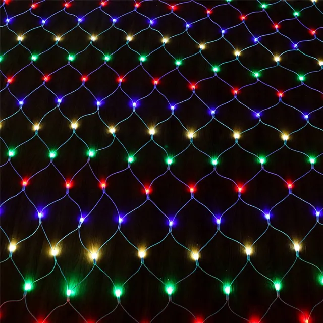 NAIZY Netverlichting 6x4 m LED Fairy Lights Netstroom Lichtsnoer met EU-stekker 8 standen Kerstverlichting voor Kerstmis Bruiloft Halloween, Kleurrijke