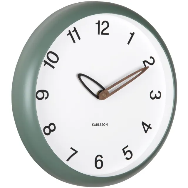 Karlsson Bella wandklok, jungle groen, 30 cm