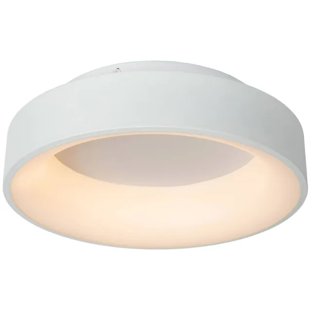 Lucide MIRAGE - Plafonnière - Ø38 cm - LED Dimb. - 1x22W 2700K - Wit
