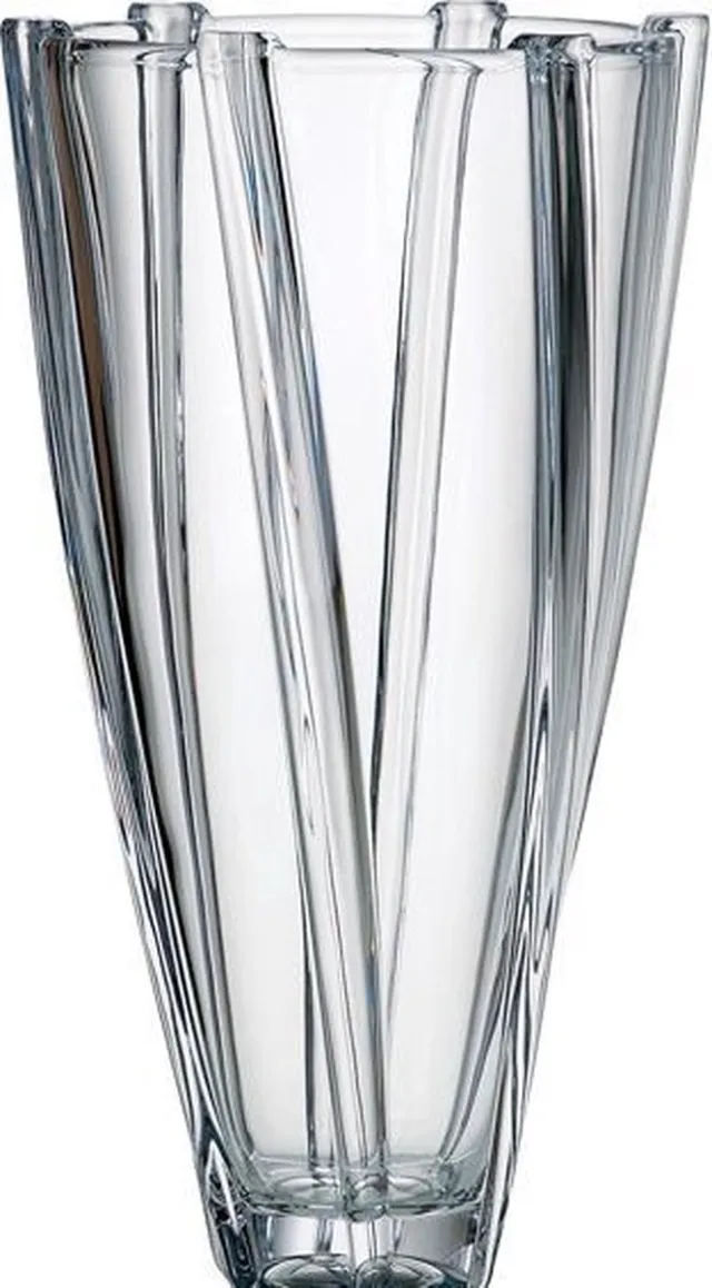 Crystalite Kristalglas Infinity hoge vaas 35 cm Crystal