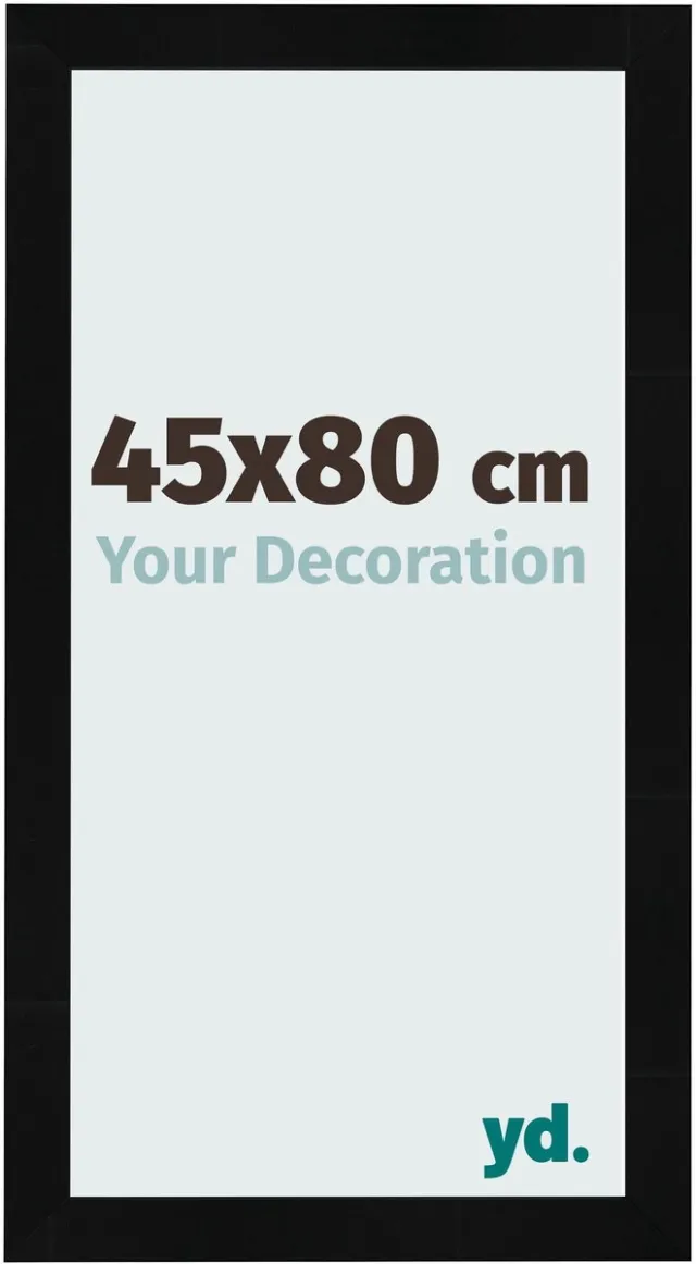 yd. Your Decoration - Fotolijst 45x80 cm - MDF - Zwart Hoogglans - Pisa