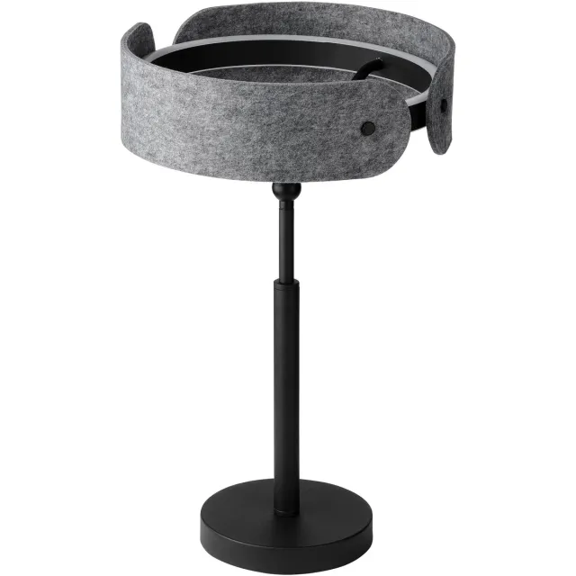 Osram DECOR Curve Vilt LED Tafellamp 19W 3000K met 550lm Grijs 270mm, Tafellamp gemaakt van vilt en metaal Donkergrijs