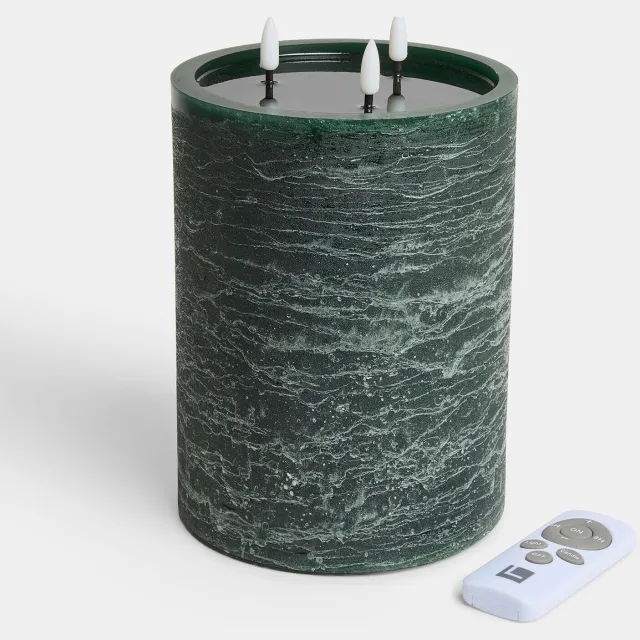 Loberon Ledstompkaars Chelun groen