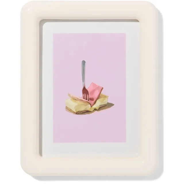 HEMA Fotolijst 15x20cm hout afgerond (wit)