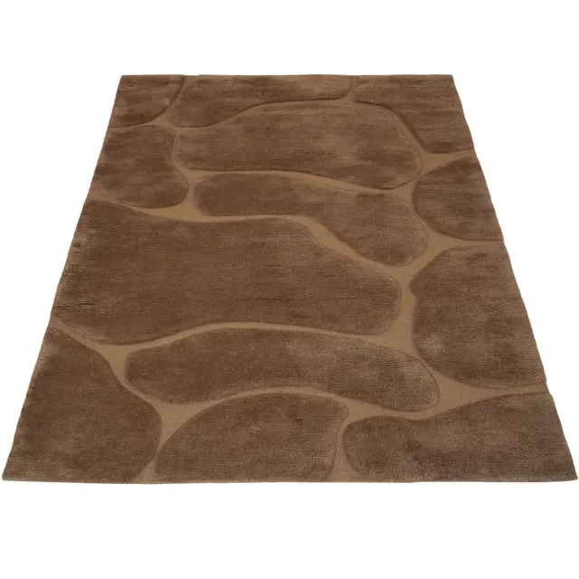 Veer Carpets Superior Berber Vloerkleed Burnt Caramel - 200 x 280 cm Karamel