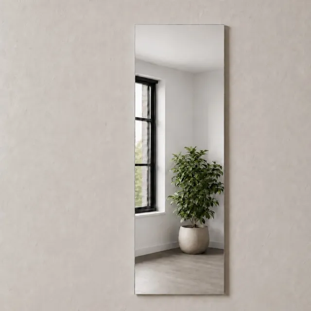 Rechthoekige spiegel - 600 x 1400 mm - Spiegel verzilverd blank - Zonder montageset - In Nederland Geproduceerd - Top Kwaliteit Wandspiegel Zonder Lijst