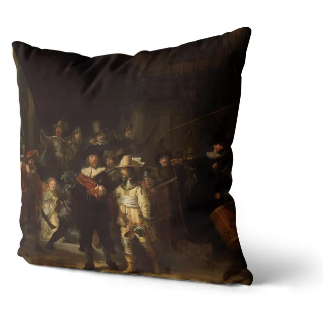 ZenXstore Dutch Design Sierkussens bij ZenXhome “De Nachtwacht” 40X40 inclusief kussens Night Watch