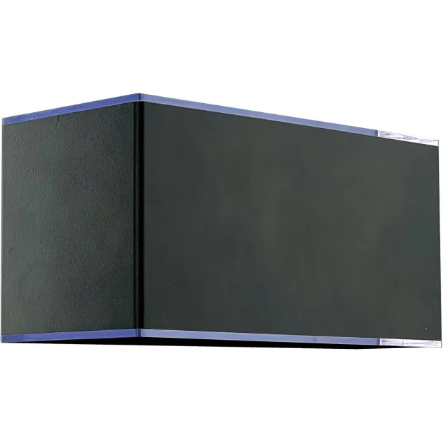 KS Verlichting Wandlamp - Solar - up en down - LED - vierkant - solar tuinverlichting - modern - antraciet - zonneenergie buitenverlichting