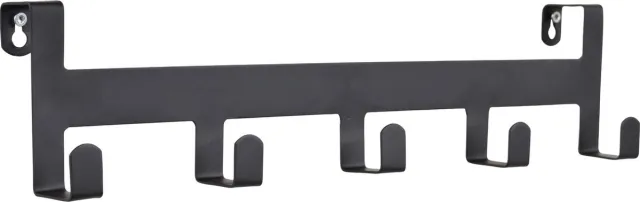 LOFT42 Colina Kapstok - 5 Haken - Metaal - Zwart - 44x10x4