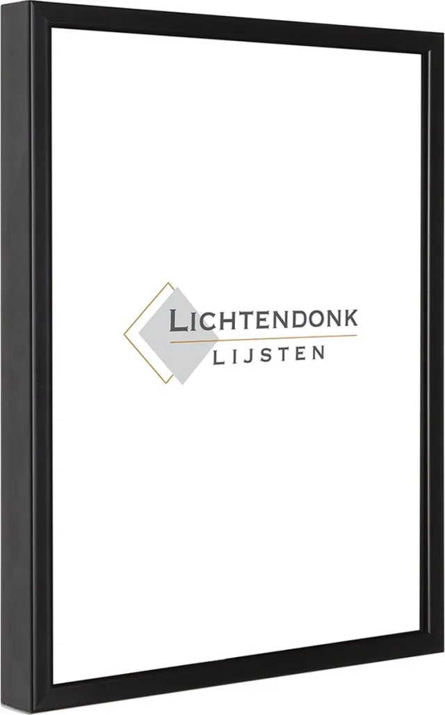 Lichtendonk Aluminium Wissellijst 60 x 90 Zwart - UV Werend Ontspiegeld Acrylite - Museum kwaliteit