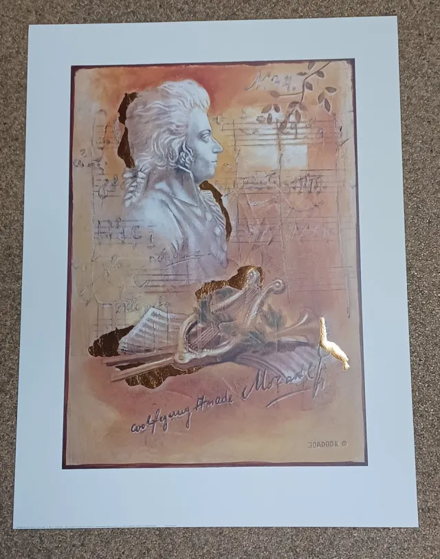 Verkerke poster Verkerke Joadoor - Mozart's allegro 60 x 80 cm diverse kleuren
