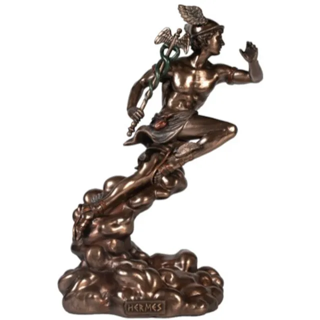 Parastone Hermes - mythische figuren - bronzen beeldje - 20cm koper