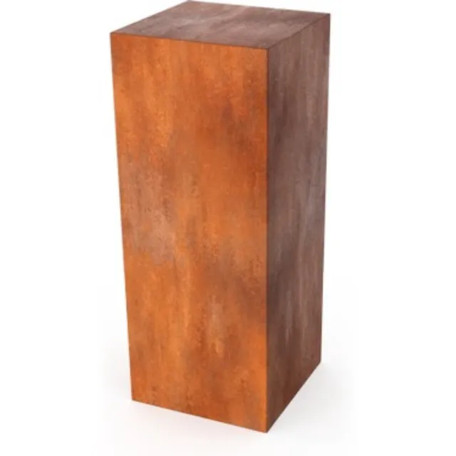 Geroba Cortenstaal - Volle Sokkel 50x50x100cm (lxbxh)